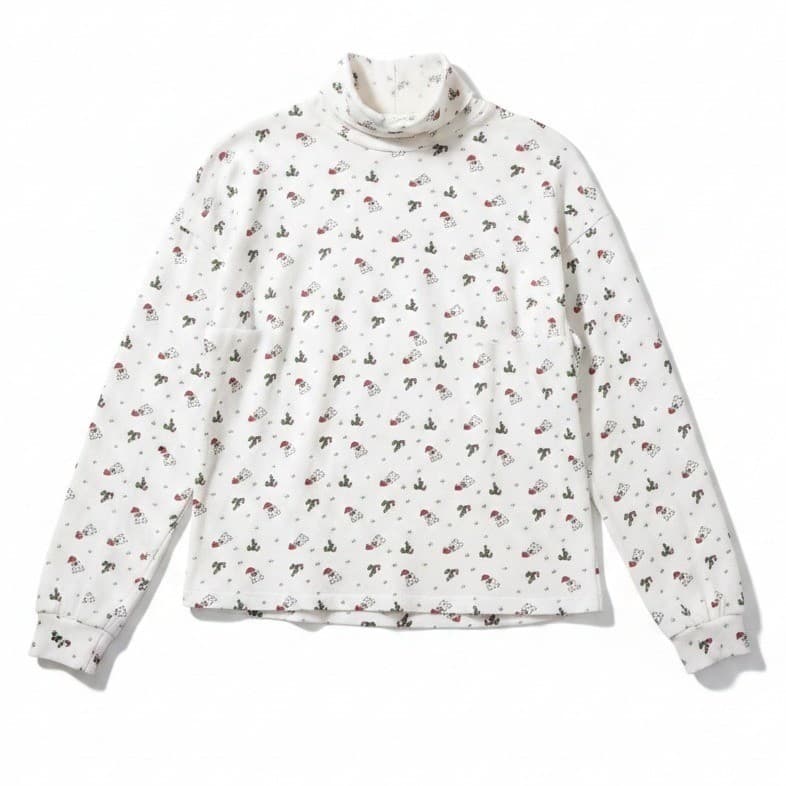 American Weekend Vintage Christmas Turtleneck, Teddy Bear Top, Women's Size 18W