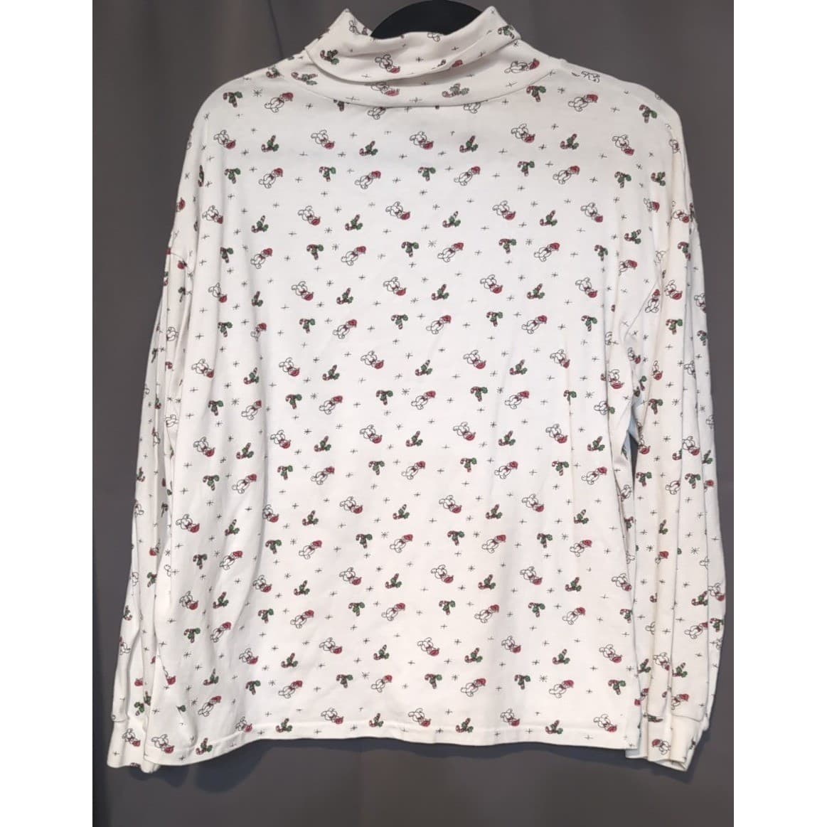 American Weekend Vintage Christmas Turtleneck, Teddy Bear Top, Women's Size 18W - Thumbnail 4