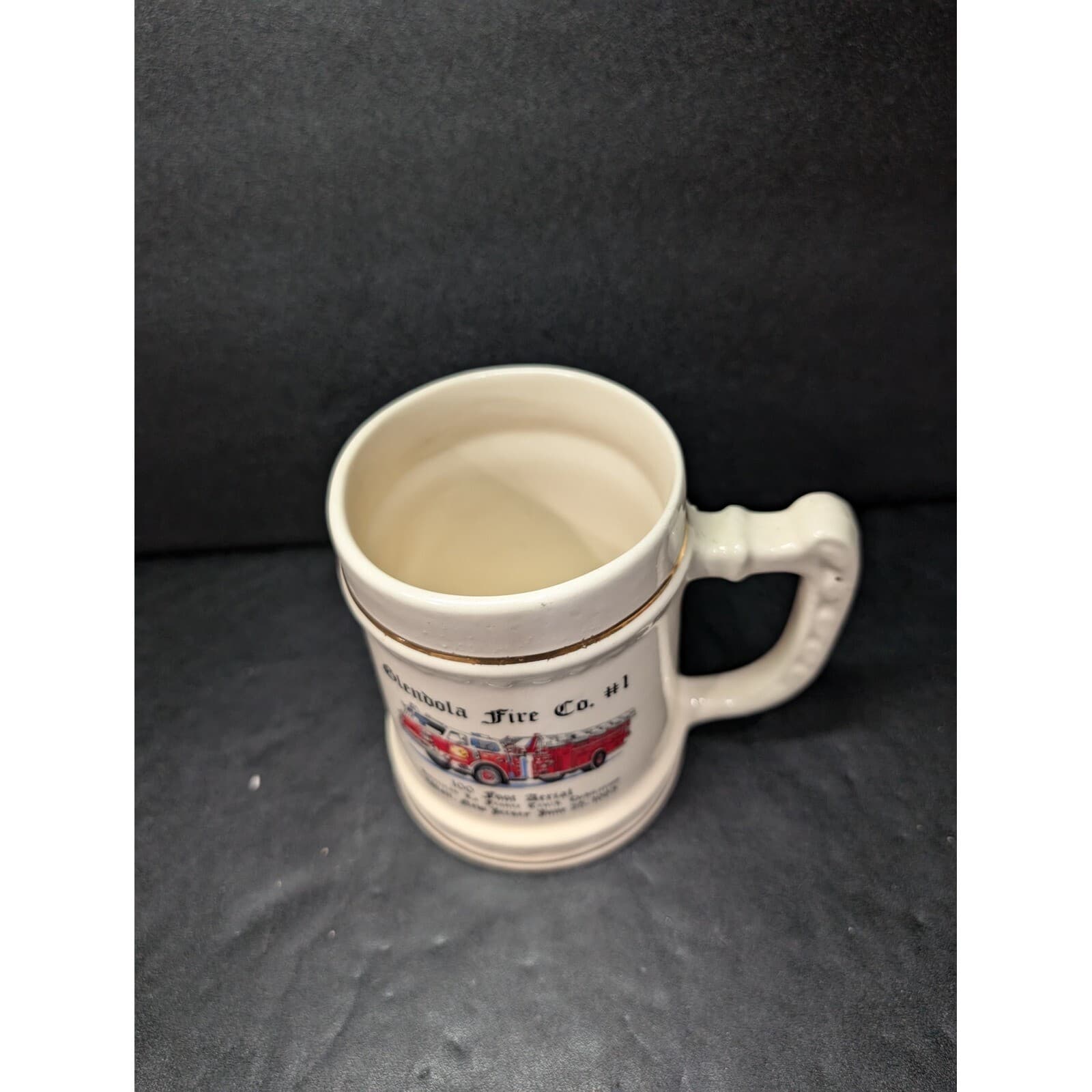 Glendola Fire Co. #1 100 Ft Arial 1983 Wall Mug, New Jersey Cup Stein, Vintage - Thumbnail 5