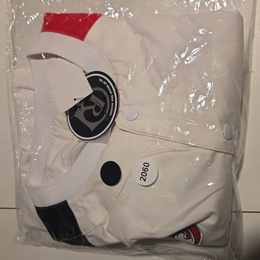 Run Athletics Joseph Simmons Baseball Jersey, Men's XXL, White Red Black RS4K001 - Thumbnail 12