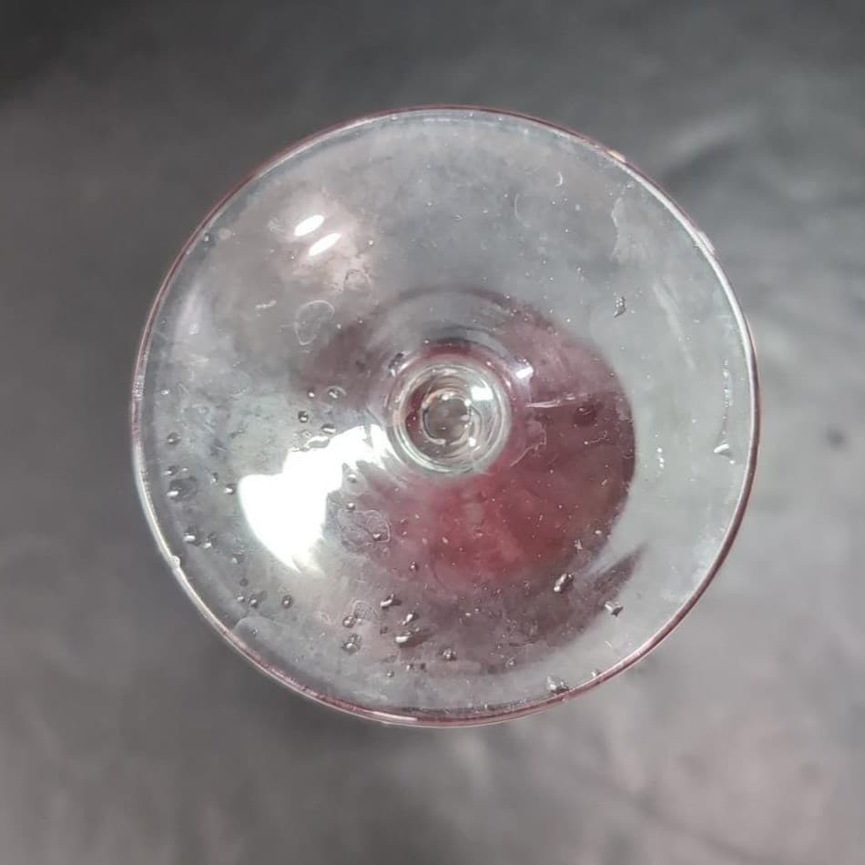 Ruby Red Balloon Wine Glasses, Set of 2, Twisted Stem. Venetian Style Stemware - Thumbnail 8