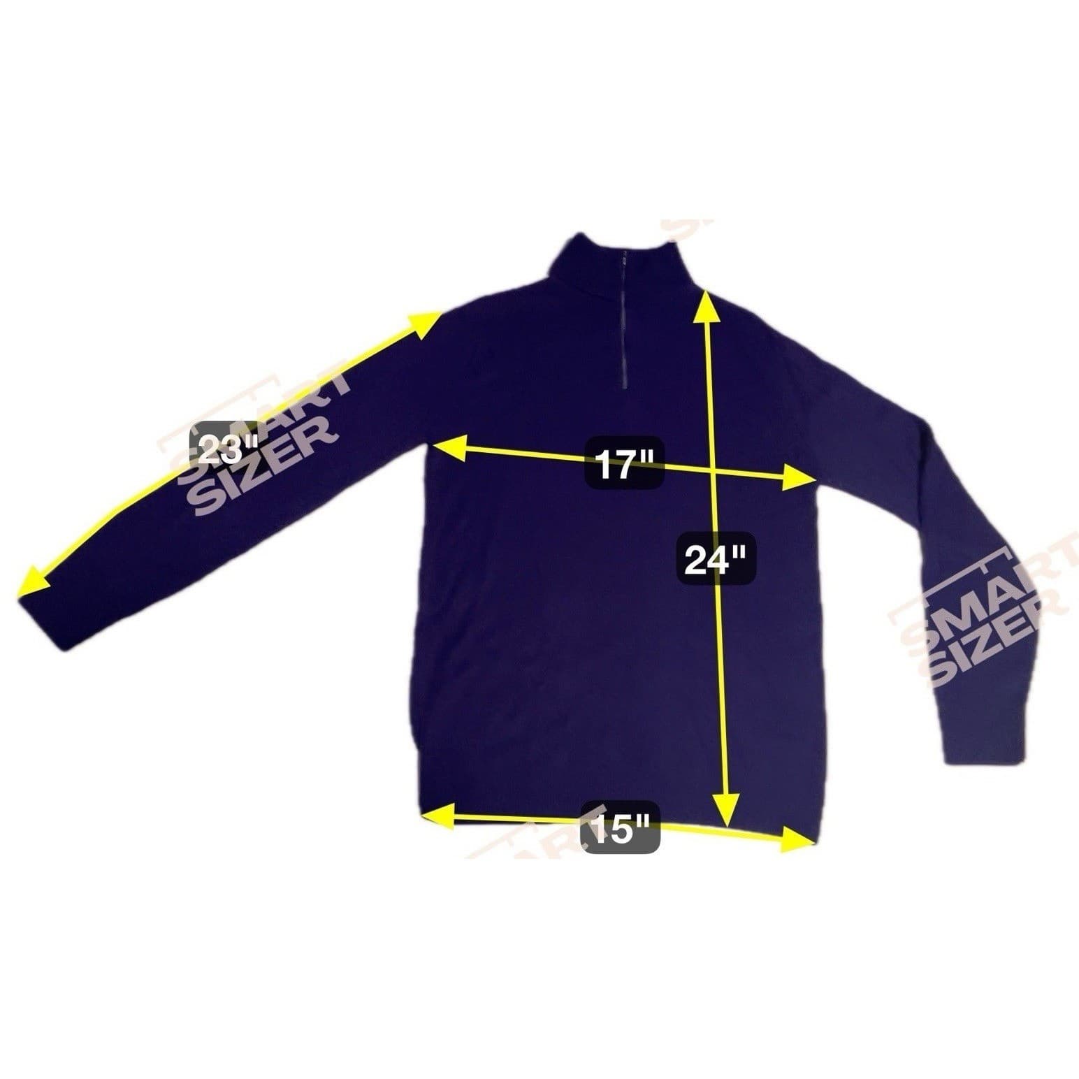 Joyce Lane Vintage Purple Quarter Zip, Acrylic Mock Neck Sweater, Woman's Small - Thumbnail 2
