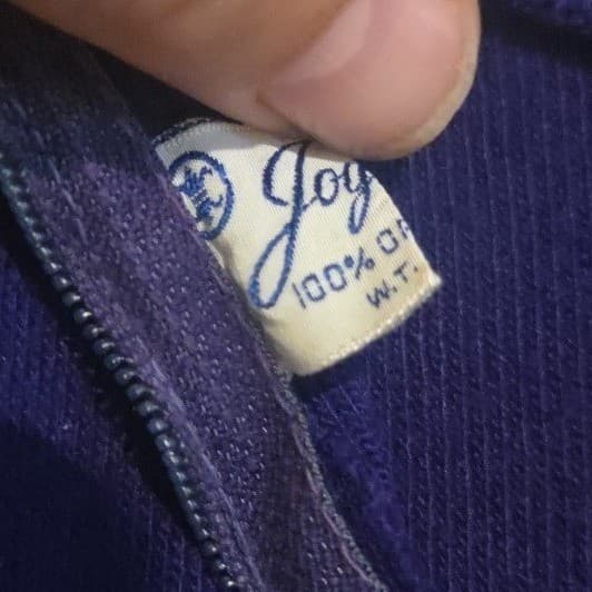 Joyce Lane Vintage Purple Quarter Zip, Acrylic Mock Neck Sweater, Woman's Small - Thumbnail 5