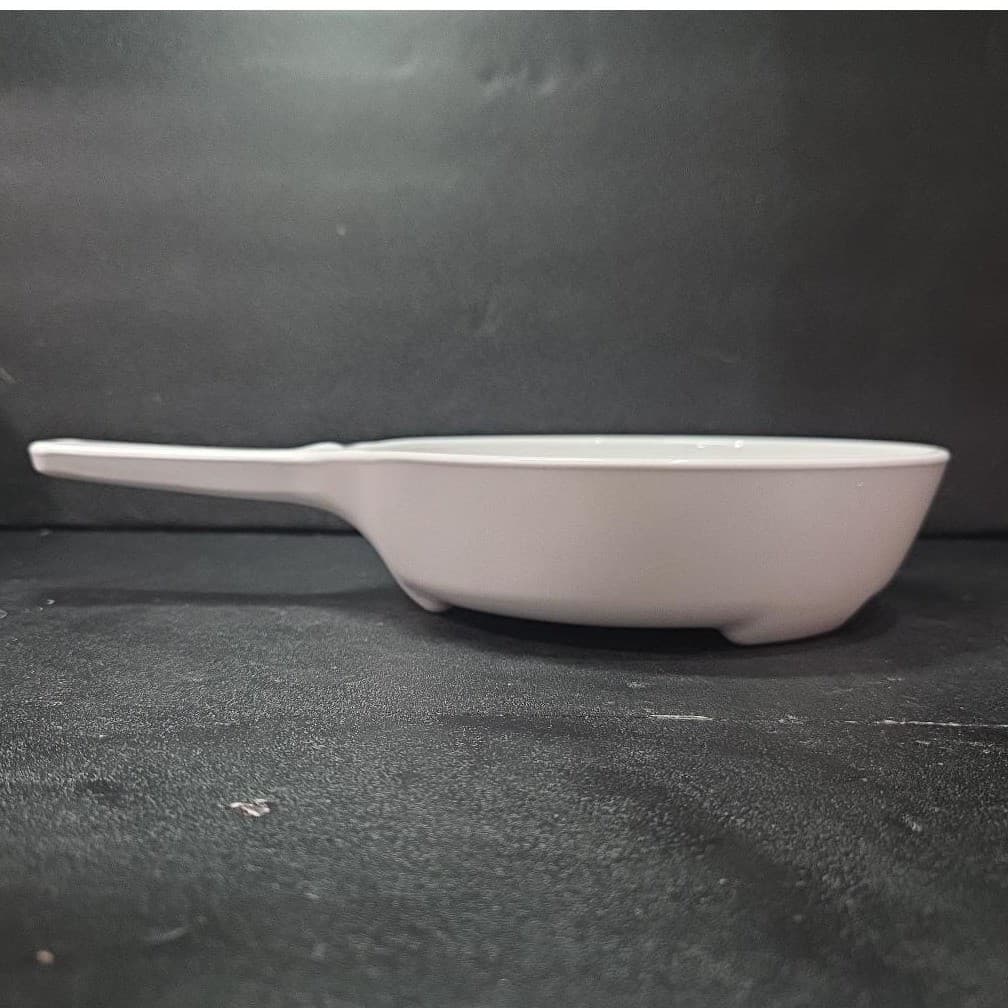 Corning Ware Plain White Skillet MW-83-B, Vtg Cookware, Replacement Kitchenware - Thumbnail 6