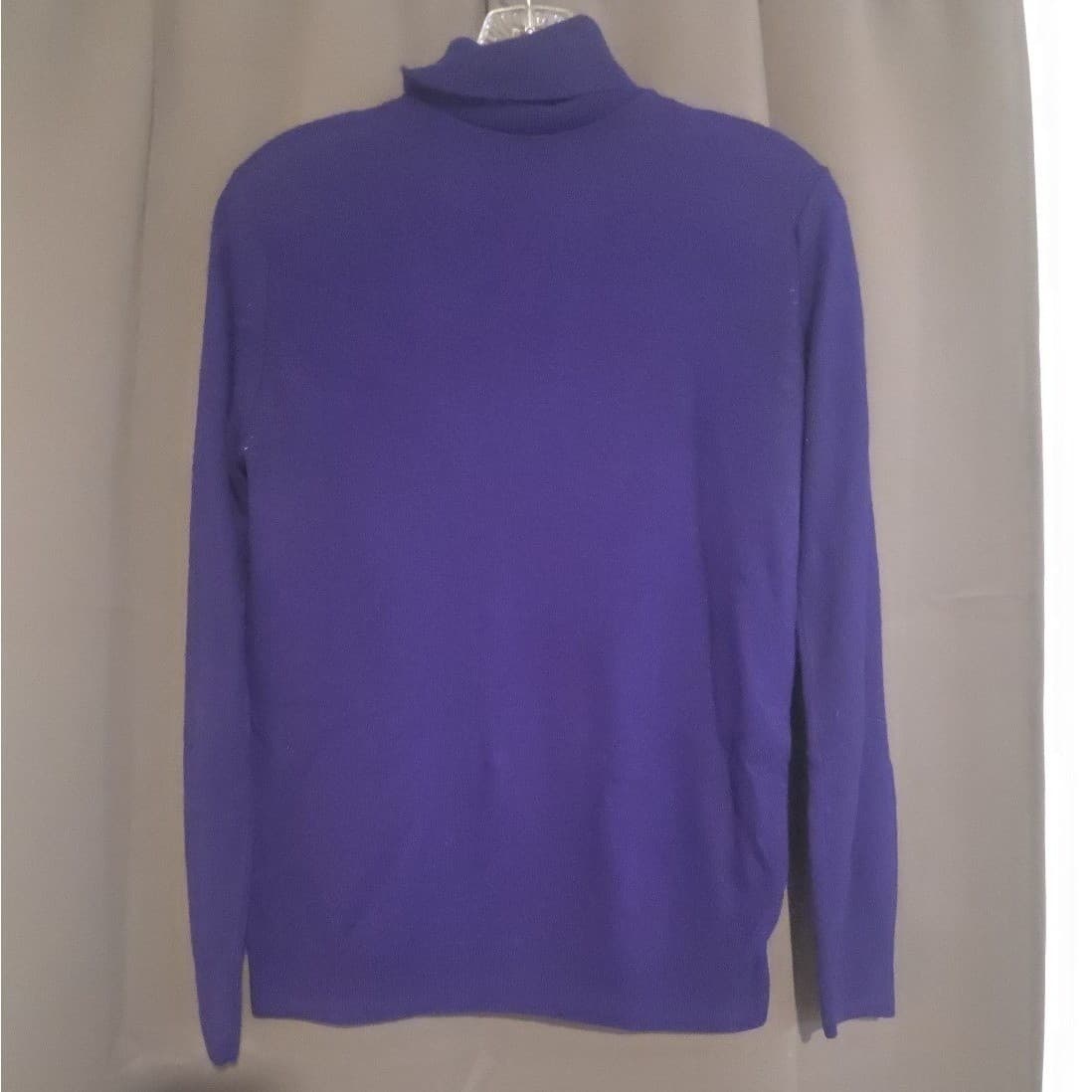 Joyce Lane Vintage Purple Quarter Zip, Acrylic Mock Neck Sweater, Woman's Small - Thumbnail 4