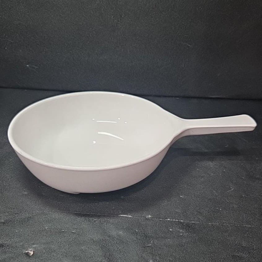 Corning Ware Plain White Skillet MW-83-B, Vtg Cookware, Replacement Kitchenware - Thumbnail 2