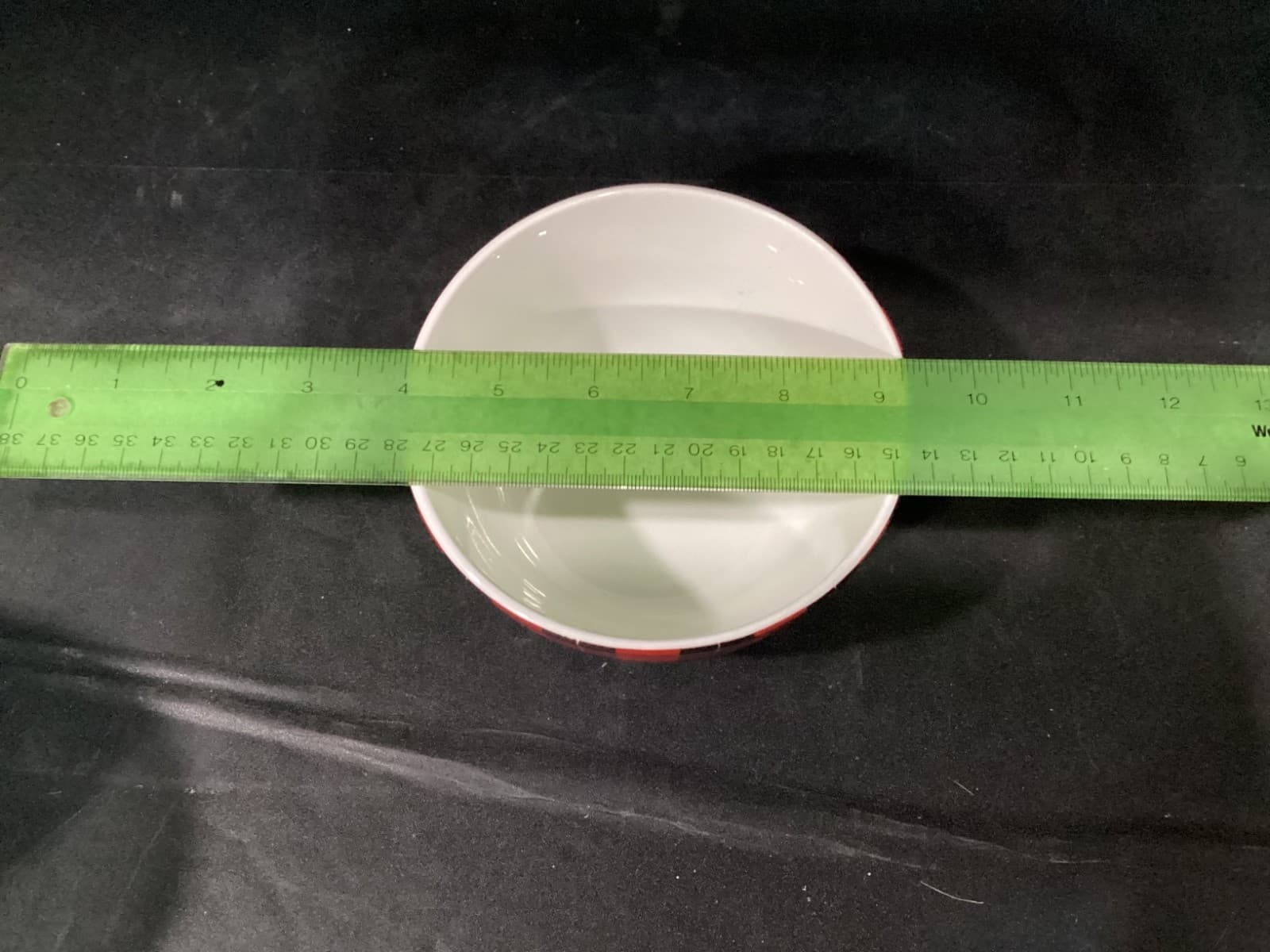 American Atelier Red Plaid Seasonal Cereal Bowls Set of 4 - Thumbnail 7