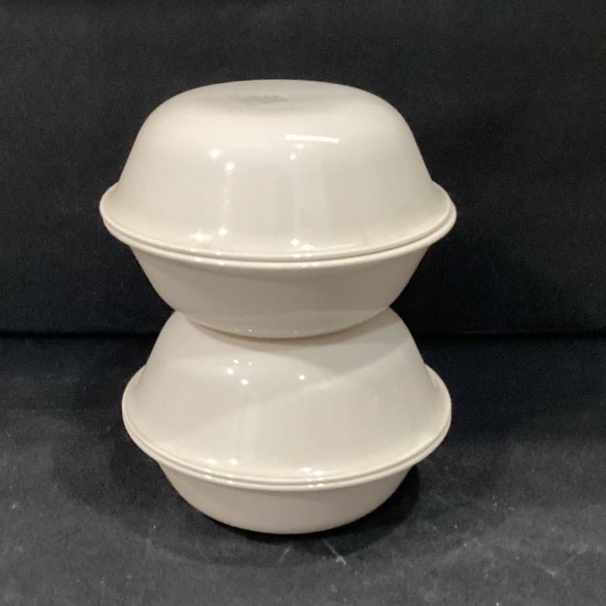 Corelle Corning ENGLISH BREAKFAST Blue & Pink Bands 4 Soup Cereal Bowls - Thumbnail 7