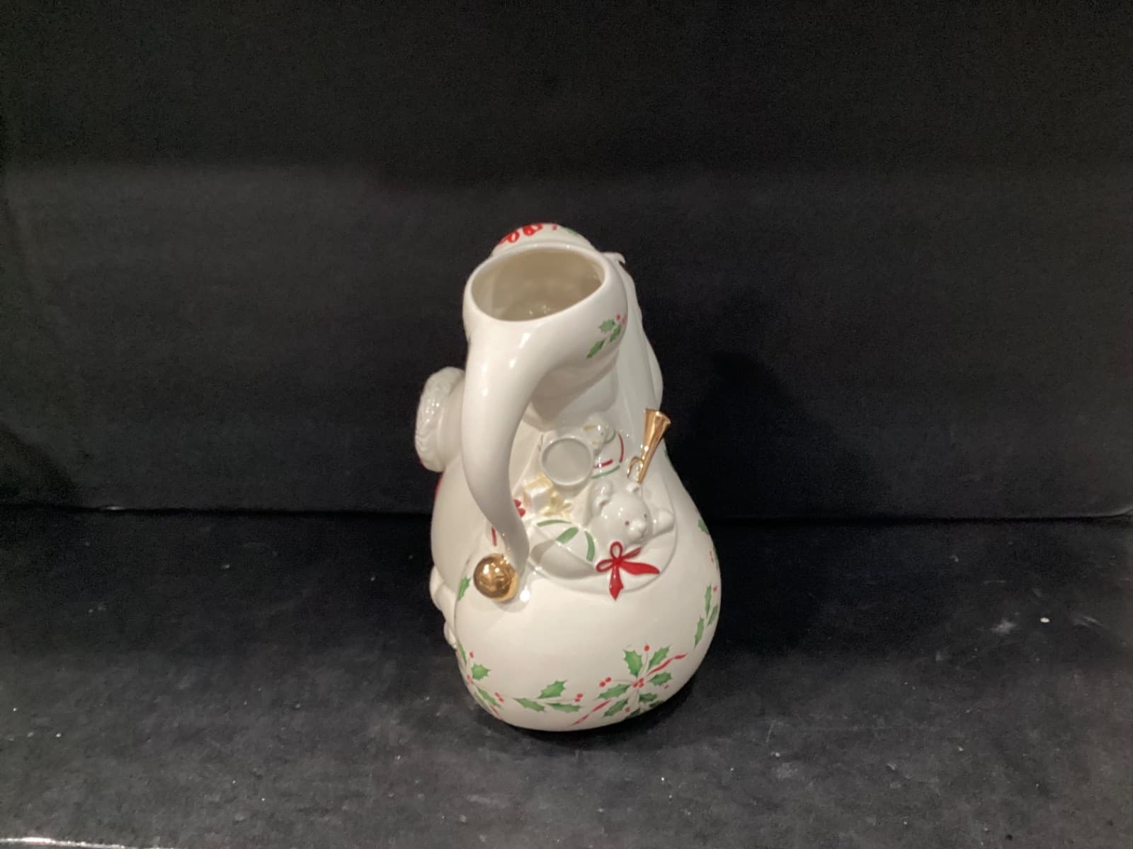 Lenox 1999 Holly Berry Santa Pitcher Holiday Collection Vintage Christmas Decor - Thumbnail 10