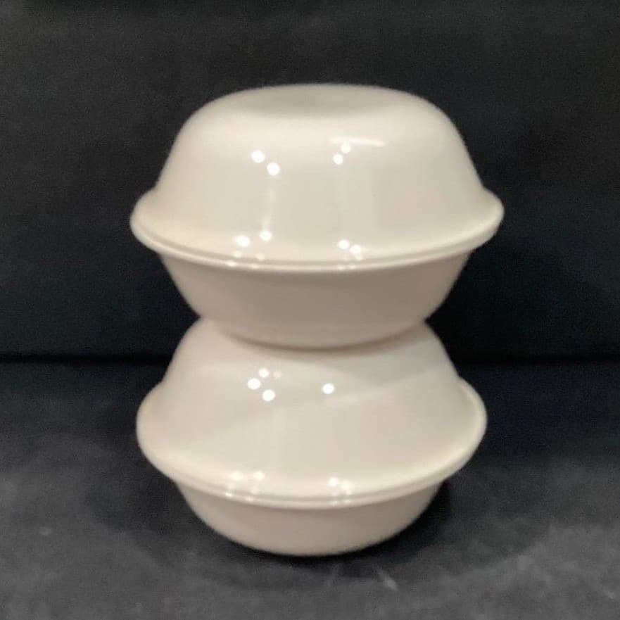 Corelle Corning ENGLISH BREAKFAST Blue & Pink Bands 4 Soup Cereal Bowls - Thumbnail 6