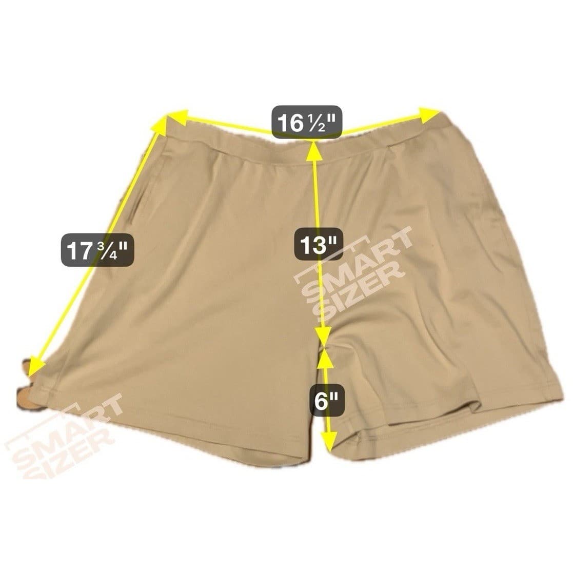 Laura Scott Tan Knit Jersey Shorts, Elastic Waist, Women's XL Casual Comfort - Thumbnail 2