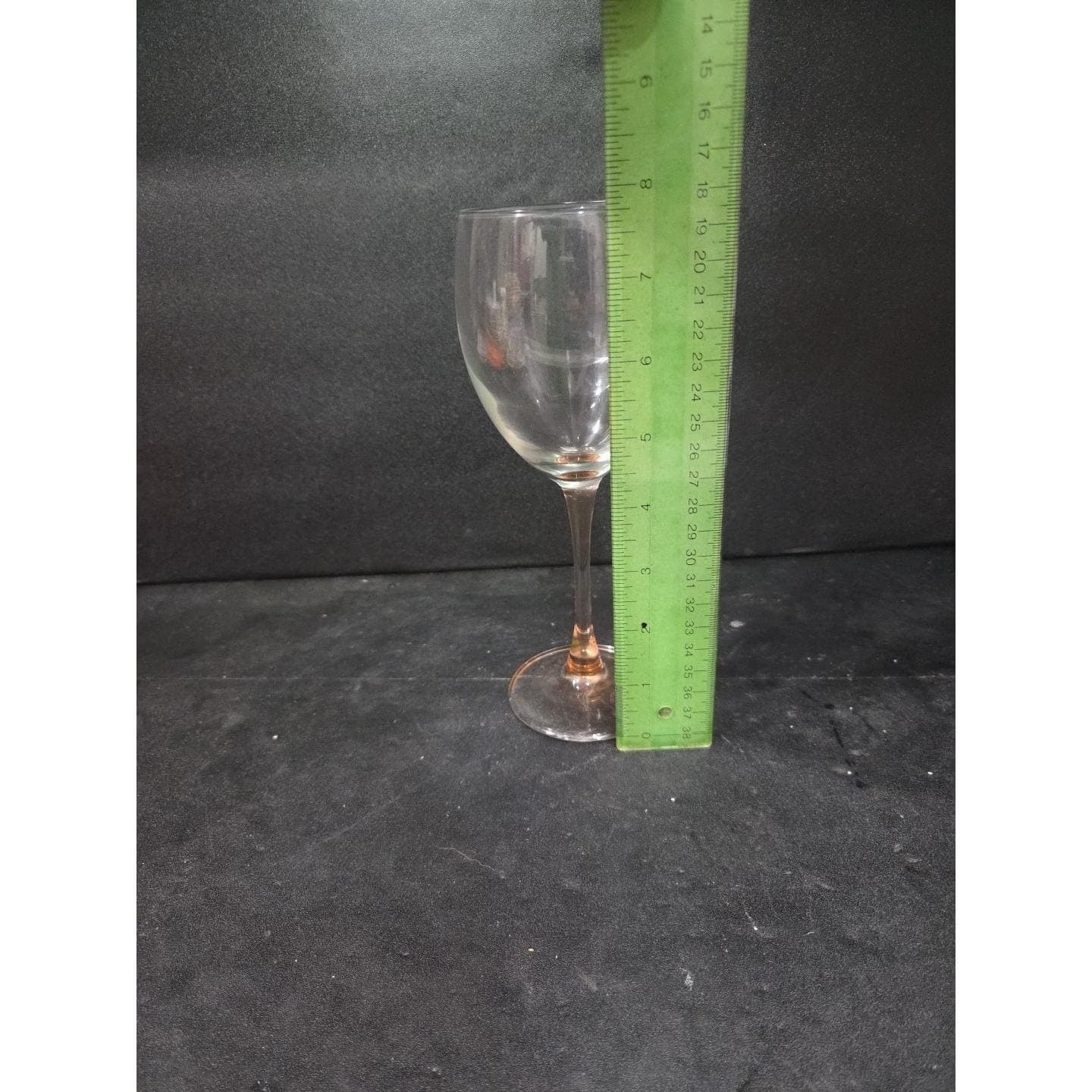 Luminarc Rose Pink Wine Glass, 12 oz Cristal d'Arque Replacement Stemware France - Thumbnail 8