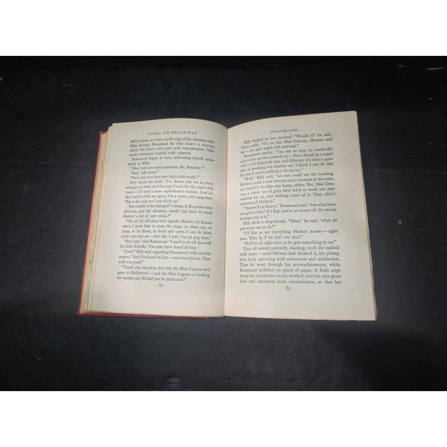 Carol on Broadway by Helen Dore Boylston, 1944 Hardcover, Children's Book - Thumbnail 5