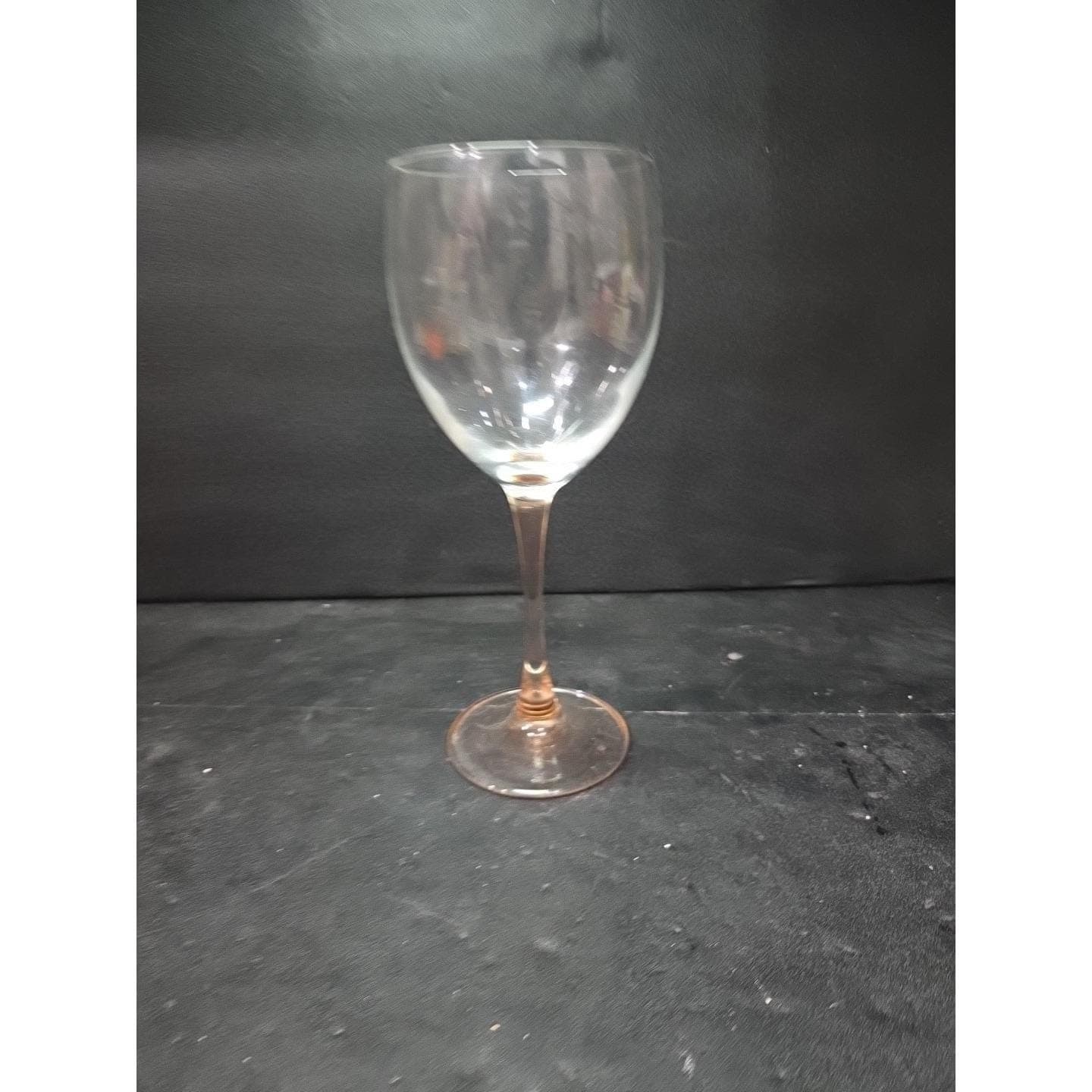 Luminarc Rose Pink Wine Glass, 12 oz Cristal d'Arque Replacement Stemware France