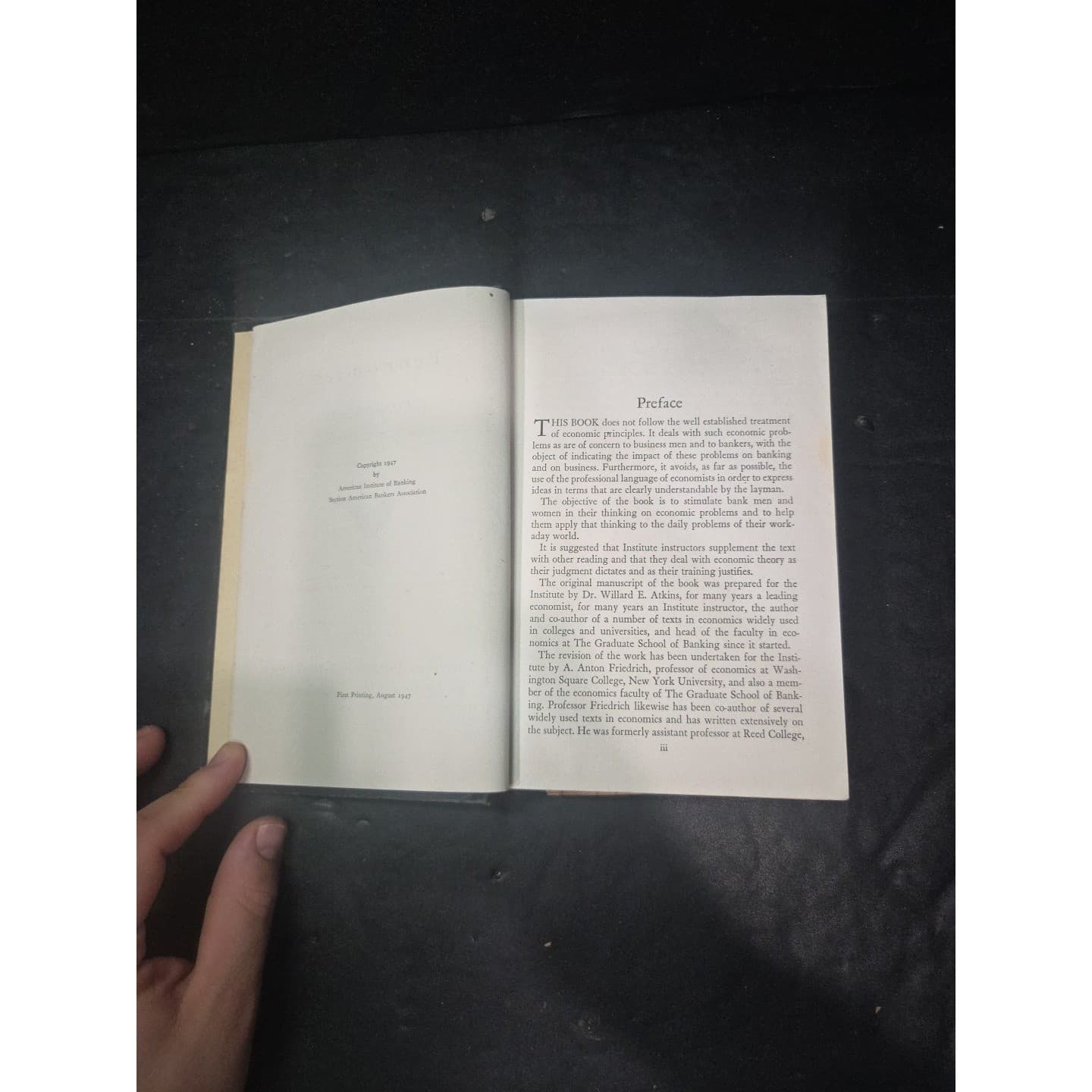 Economics I by The American Institute of Banking, Vintage Textbook 1947 - Thumbnail 4