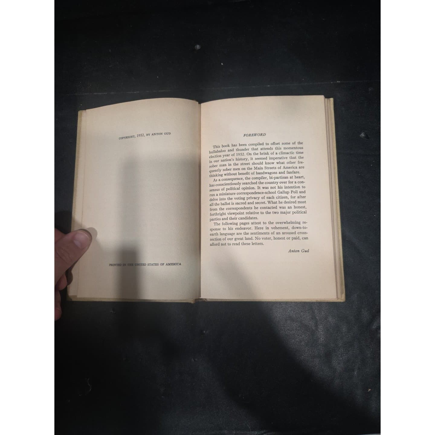 Dont Vote Til You Read This by Anton Gud, Political History Book, 1952 - Thumbnail 4