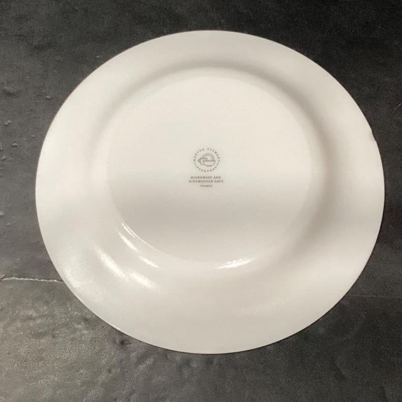 Martha Stewart Everyday Salad Plates, Set of 4, Vintage Style Trellis Dishes - Thumbnail 4