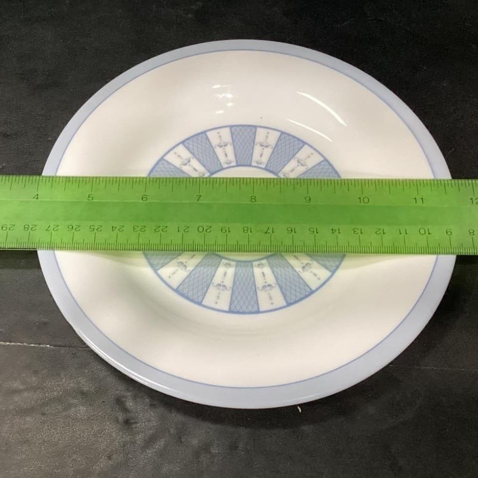 Martha Stewart Everyday Salad Plates, Set of 4, Vintage Style Trellis Dishes - Thumbnail 7