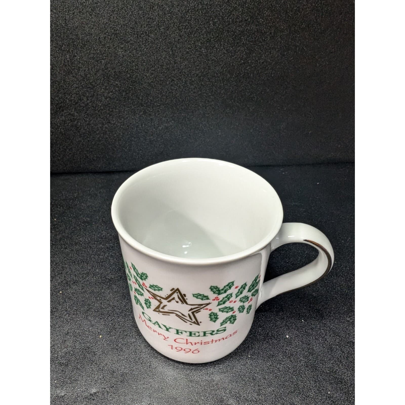 Gayfers Department Store 1996 Christmas Coffee Mug, Fine China Royal Ann Holiday - Thumbnail 5