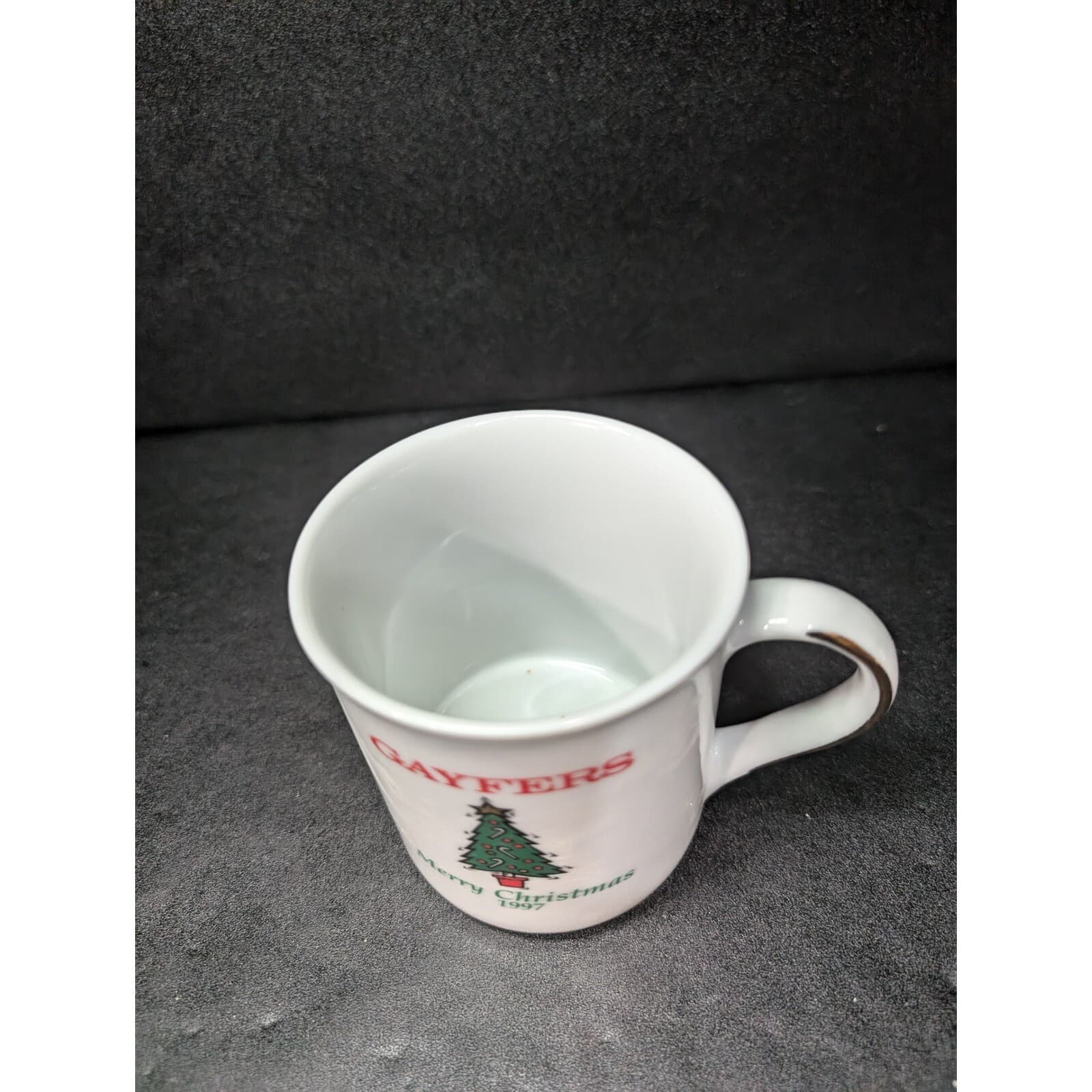 Gayfers Merry Christmas Mug 1997 Royal Ann Cup, Vintage Rare Holiday Teacup - Thumbnail 5