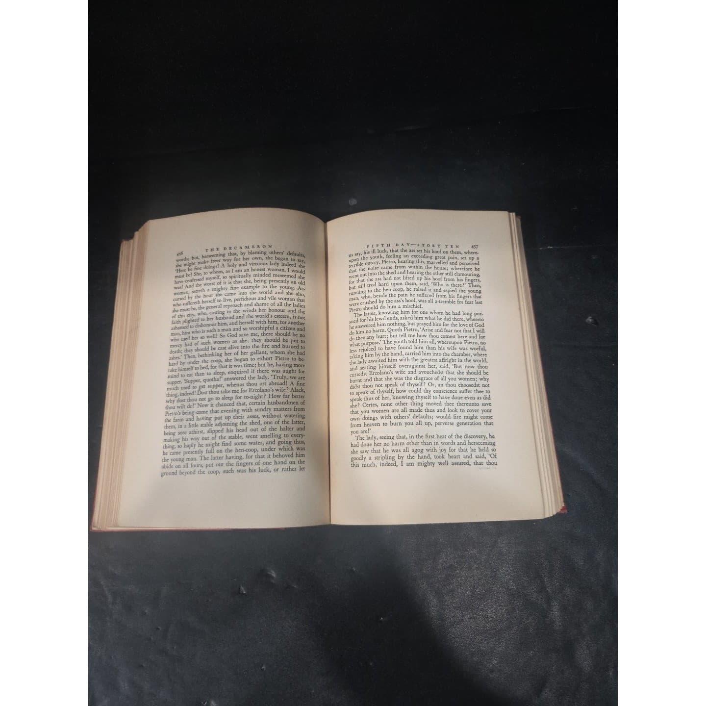 The Decameron by Giovanni Boccaccio, Classic Literature Hardcover Book - Thumbnail 5