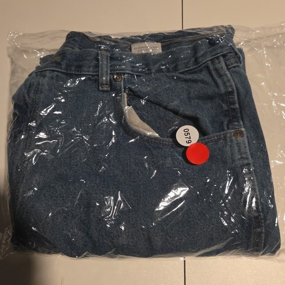 Old Mill Medium Wash Straight Leg Denim, Men's 40x34 Blue Jeans, 100% Cotton - Thumbnail 10