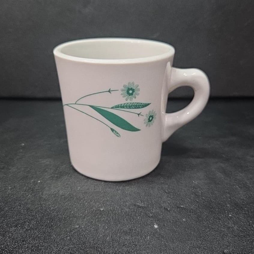 Shenango China Restaurant Mug, "Summer Daze" Floral Design, Vintage Coffee Cup - Thumbnail 2