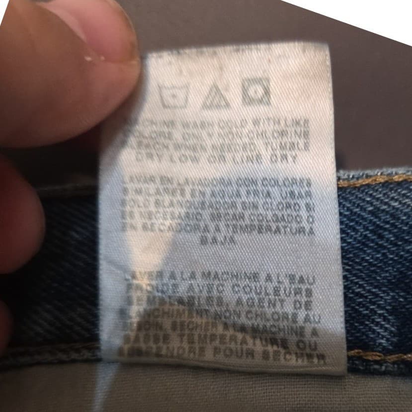 Old Mill Medium Wash Straight Leg Denim, Men's 40x34 Blue Jeans, 100% Cotton - Thumbnail 9