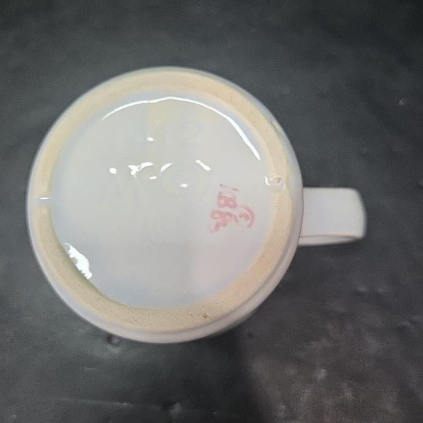 McCoy Pottery White Ceramic Mug #1412, USA Made Replacement Coffee Cup, Vintage - Thumbnail 8