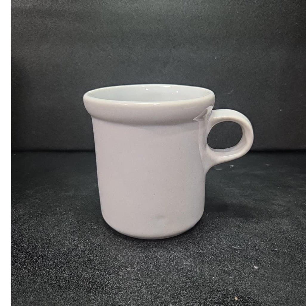 McCoy Pottery White Ceramic Mug #1412, USA Made Replacement Coffee Cup, Vintage - Thumbnail 2