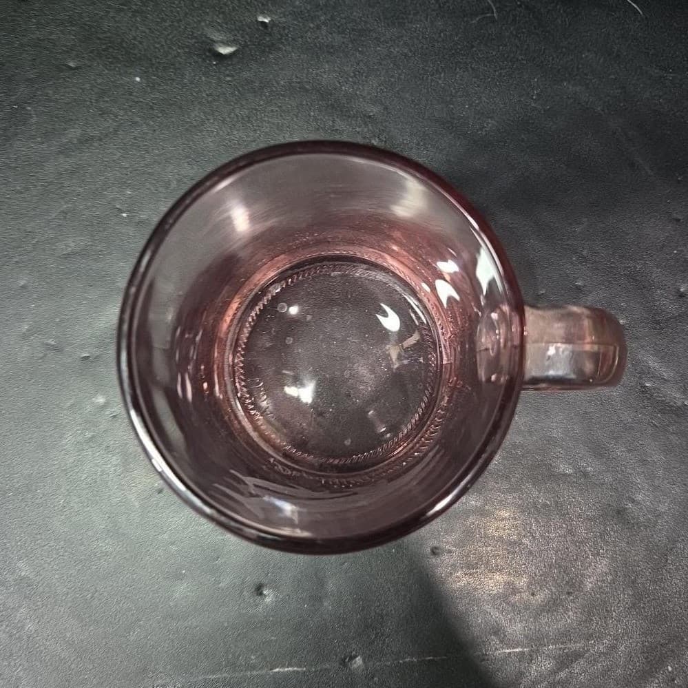 Depoe Bay Blush Pink Coffee Cup, 12oz Vintage Souvenir Mug, Etched Whale Design - Thumbnail 7