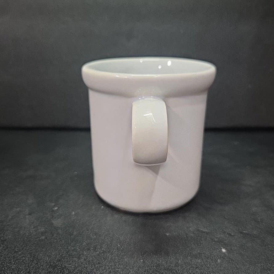 McCoy Pottery White Ceramic Mug #1412, USA Made Replacement Coffee Cup, Vintage - Thumbnail 5