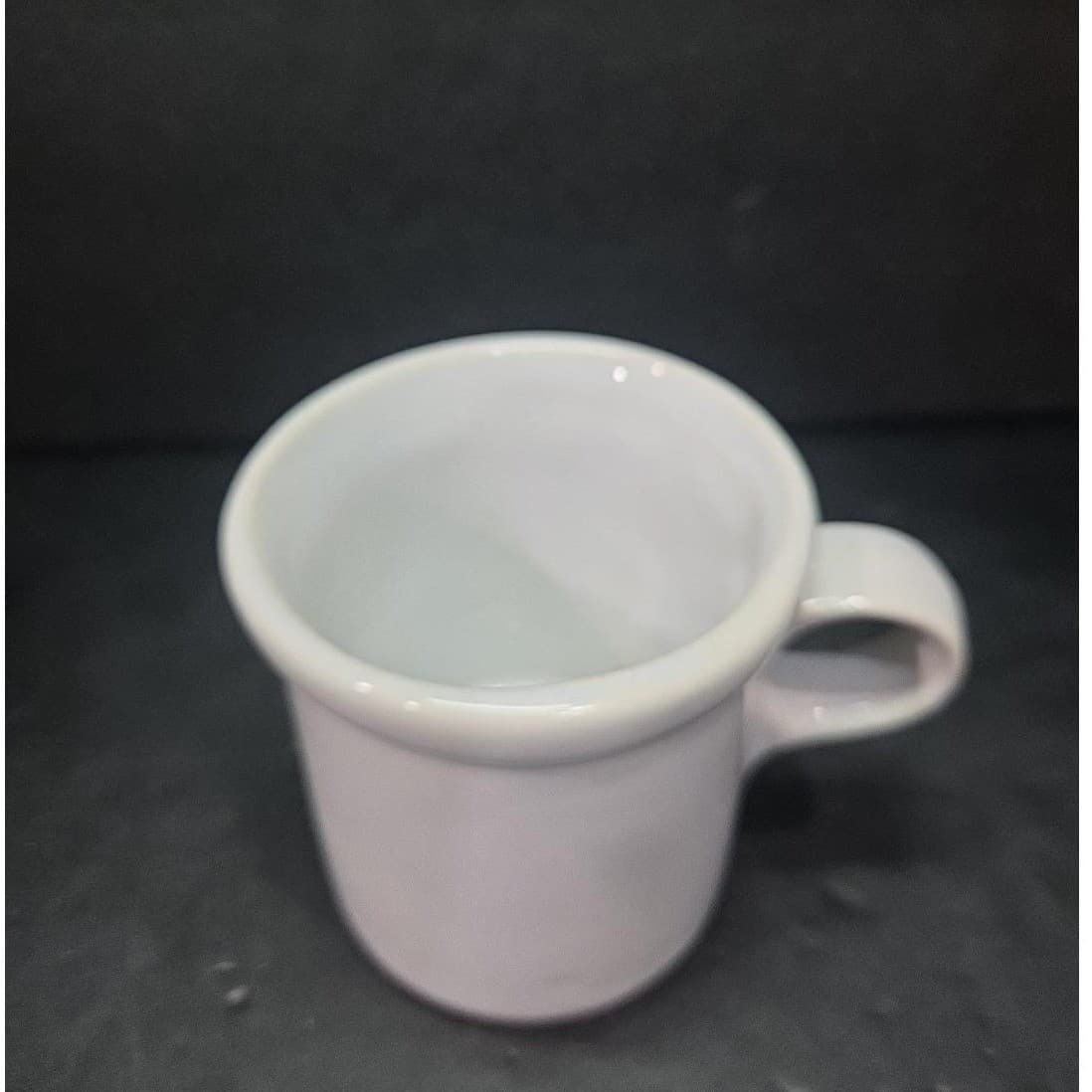 McCoy Pottery White Ceramic Mug #1412, USA Made Replacement Coffee Cup, Vintage - Thumbnail 6