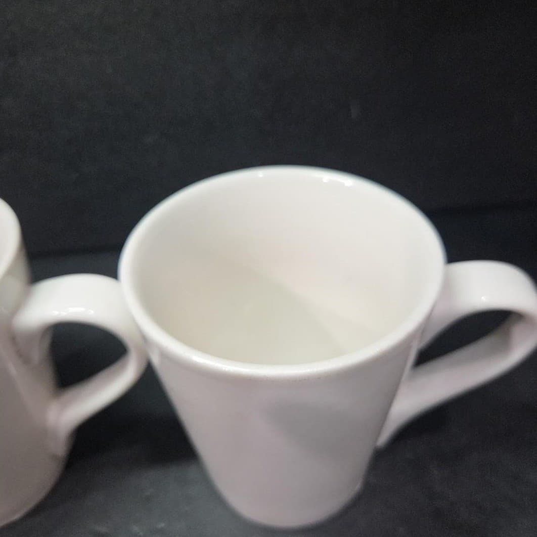 Royal Norfolk Gold Rimmed Coffee Mugs, Set of 2, White Tea Cups, Vtg Drinkware - Thumbnail 6