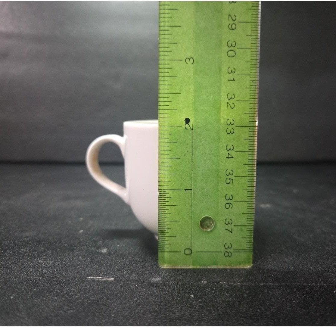 Alforldi Porcelain Small Mug, Vintage White Ceramic Coffee & Tea Cup, Hungarian - Thumbnail 9