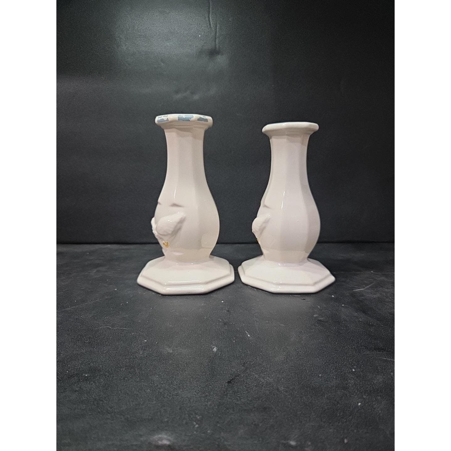 McCoy Goose Geese Country Accents Candlesticks, Set of 2, Candle Holders, Decor - Thumbnail 2