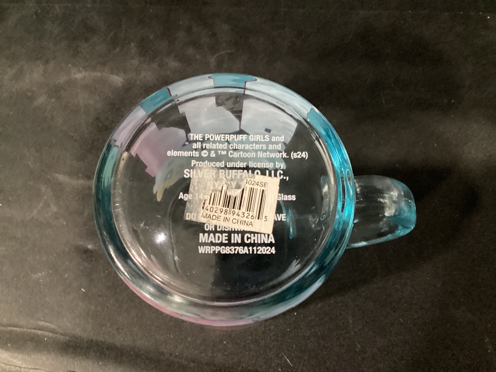 Power Puff Girls Clear Blue Glass Mug PPG Coffee Cartoon Holds 17.5 Ounces - Thumbnail 10
