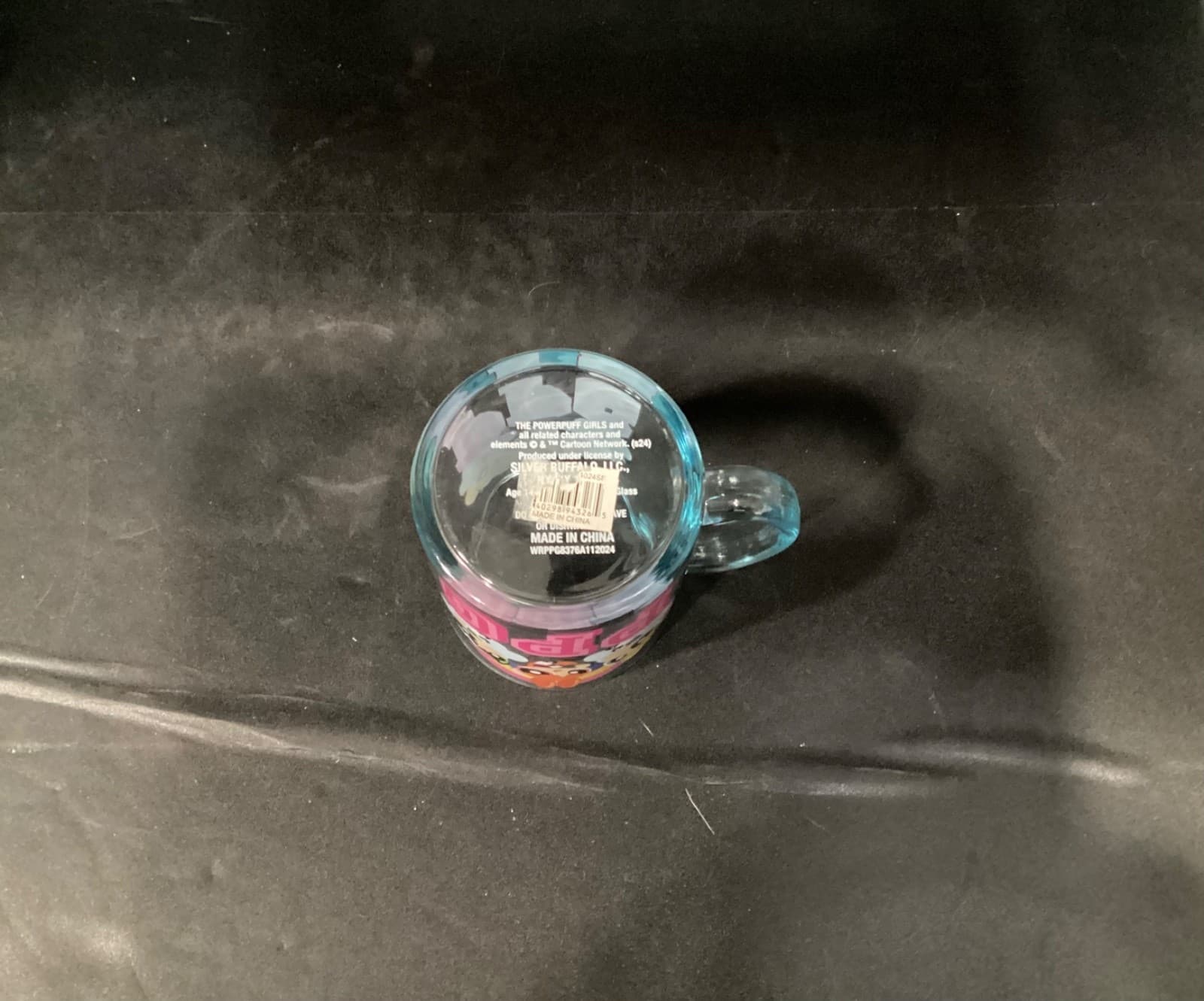 Power Puff Girls Clear Blue Glass Mug PPG Coffee Cartoon Holds 17.5 Ounces - Thumbnail 9