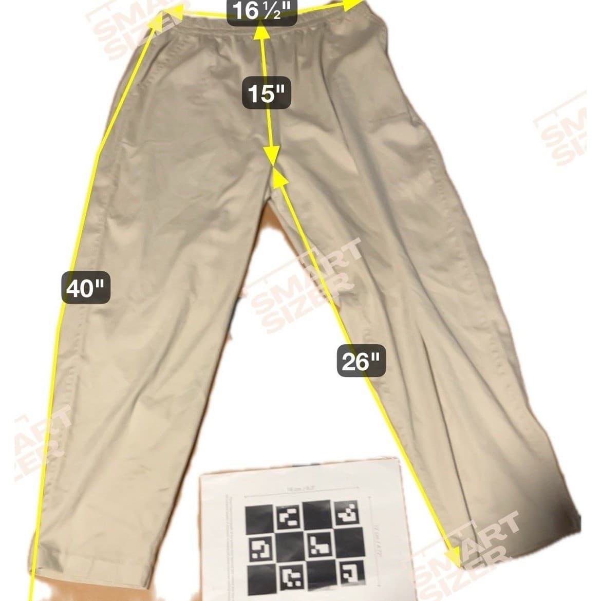 Season Ticket Striped Button Front Top & Khaki Pants Set, Women's Large, Vintage - Thumbnail 3