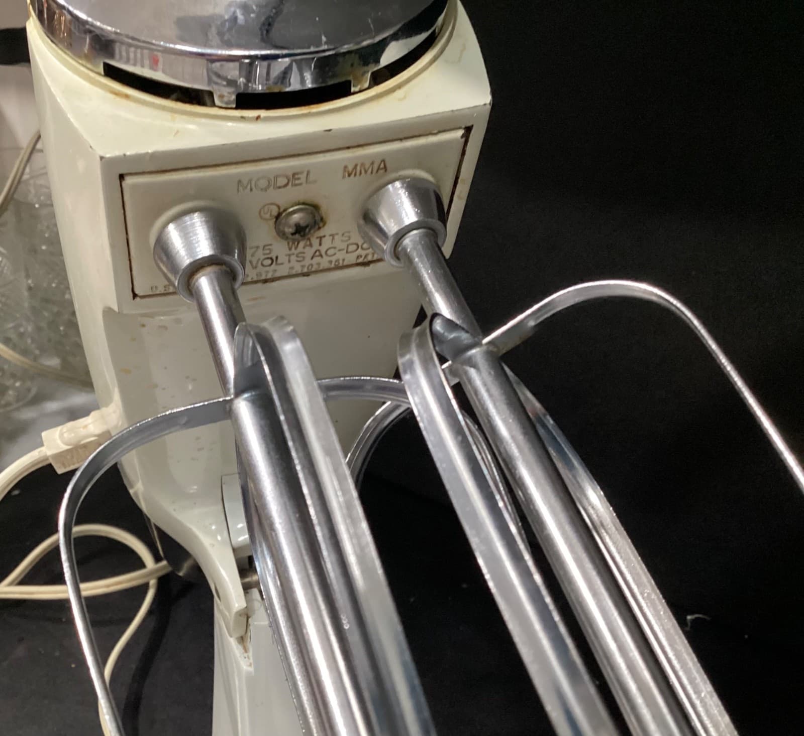 Vintage Sunbeam Mixmaster Stand Mixer 12 Speed Mixer MMA Tested Works * - Thumbnail 7