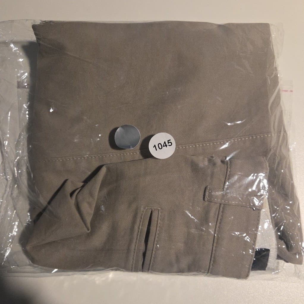 CANDA C&A Regular Fit Chino Pants, Tan Khaki Stretch Trousers, Men's Sz 46 Short - Thumbnail 9