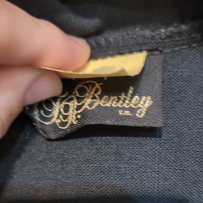 JG Bentley Womens Black 3/4 Sleeve Two Button Blazer, Vintage Jacket, Pockets - Thumbnail 5