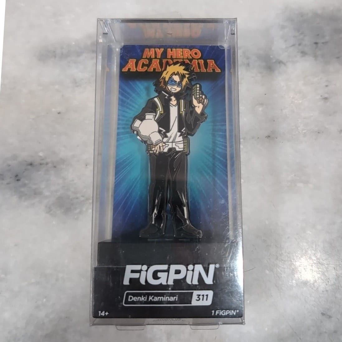 My Hero Academia Denki Kaminari FiGPiN #311 Enamel Pin Locked - Thumbnail 2