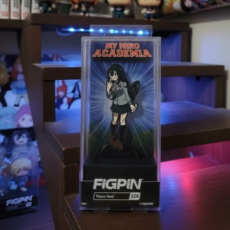 FiGPiN My Hero Academia Tsuyu Asui #328 Unlocked Enamel Pin Froppy UA High