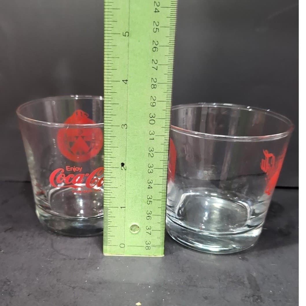 Coca Cola Toronto Police 1957 Drinking Tumblers, Set of 2, Replacement Glasses - Thumbnail 9