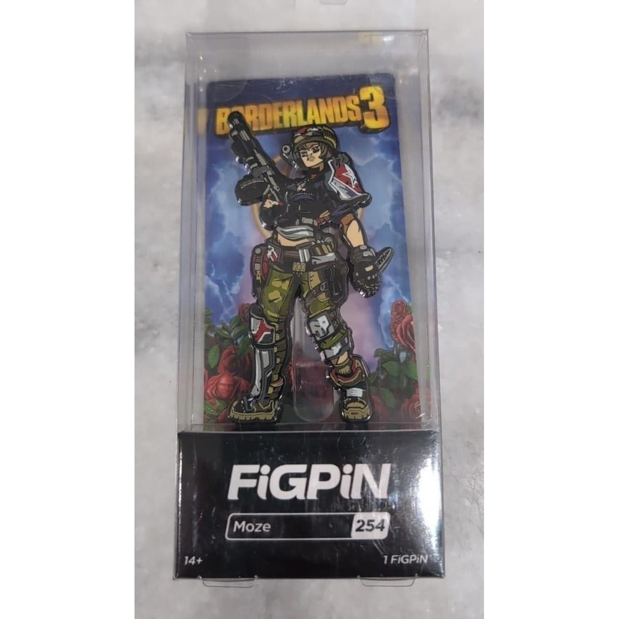 Borderlands 3 Moze FiGPiN #254 Enamel Pin Collectible Unlocked Case - Thumbnail 2