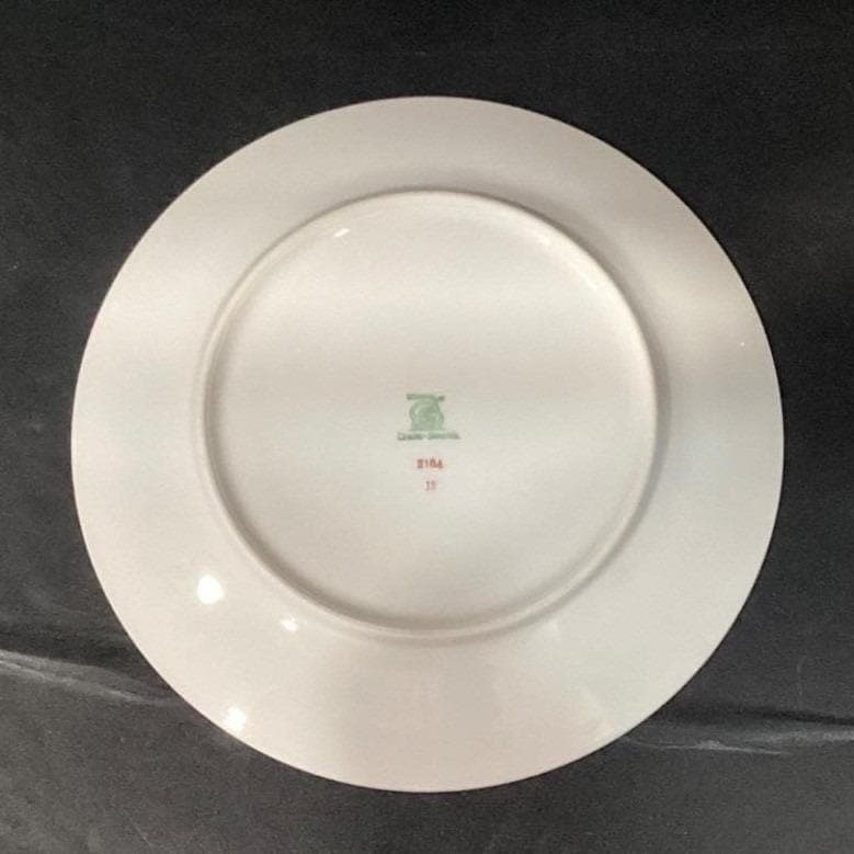 Bohemia Czechoslovakia Dinner Plates, Set of 4, Vintage European Porcelain - Thumbnail 4