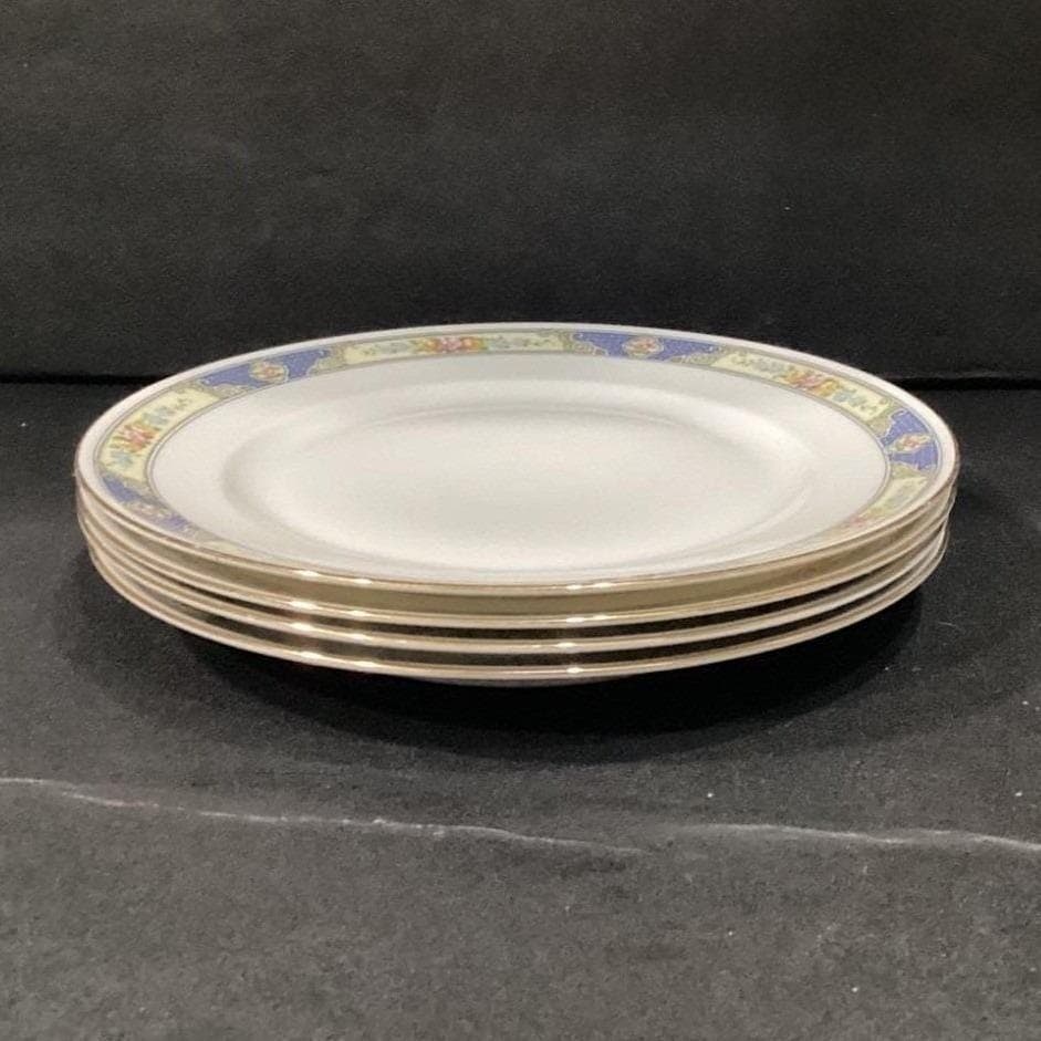 Bohemia Czechoslovakia Dinner Plates, Set of 4, Vintage European Porcelain - Thumbnail 8
