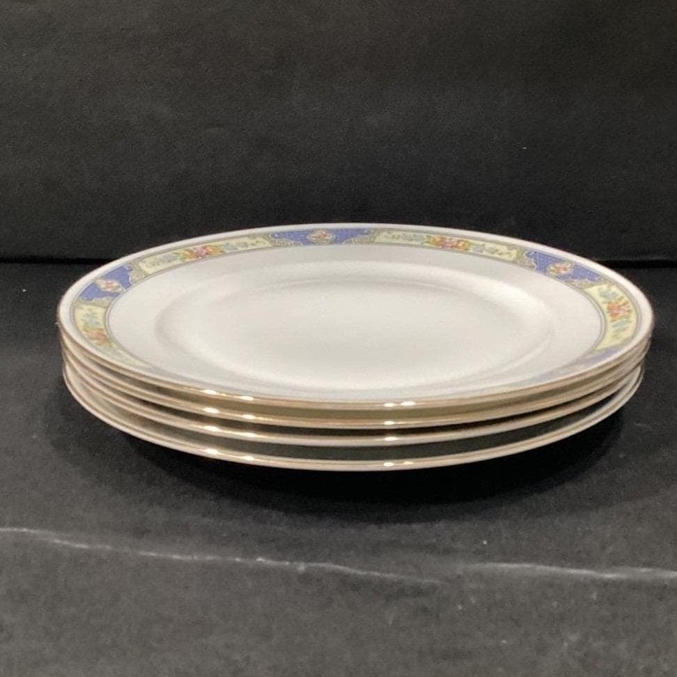 Bohemia Czechoslovakia Dinner Plates, Set of 4, Vintage European Porcelain - Thumbnail 10