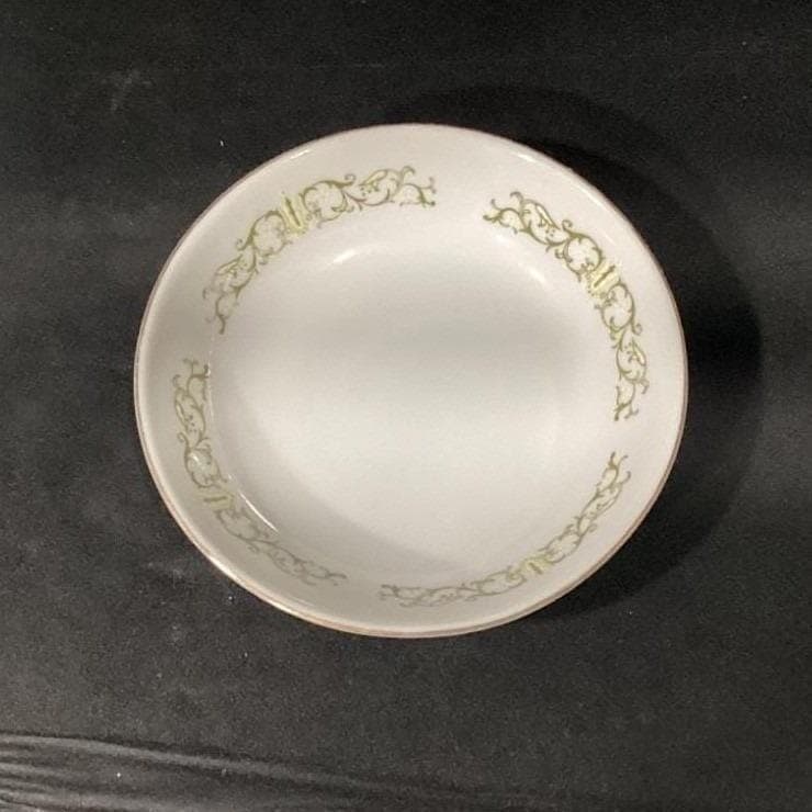 Bell Flower Fine China, Set of 3 Saucers & 1 Cereal Bowl, Porcelain Tableware - Thumbnail 10
